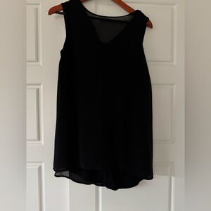 Chico's Black Sleeveless Blouse